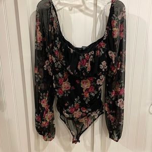 Lulus sheer body suit